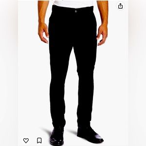 Dickies mens Skinny Straight-fit work utility pants, Black, 29W x 32L US.